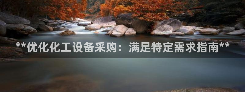 天辰平台注册登录地址在哪里看：**优化化工设备采购：满足特定
