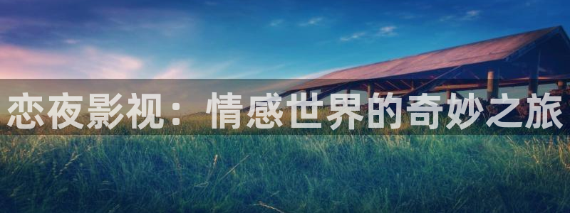 晴天影视官网下载：恋夜影视：情感世界的奇妙之旅